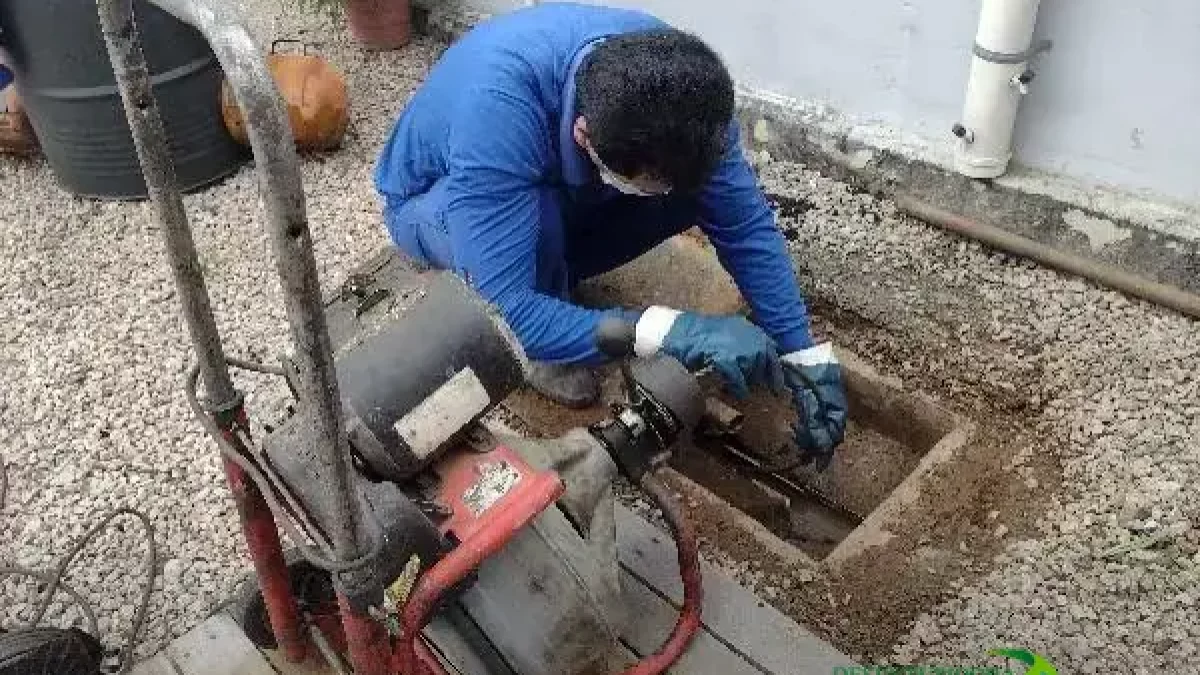 Limpeza profissional de caixa de gordura